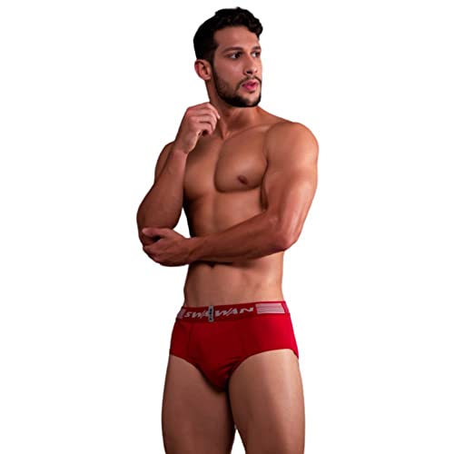 Kit 6 Cueca tradicional de cós livre movimento confortável Cor:Sortido;tamanho:M