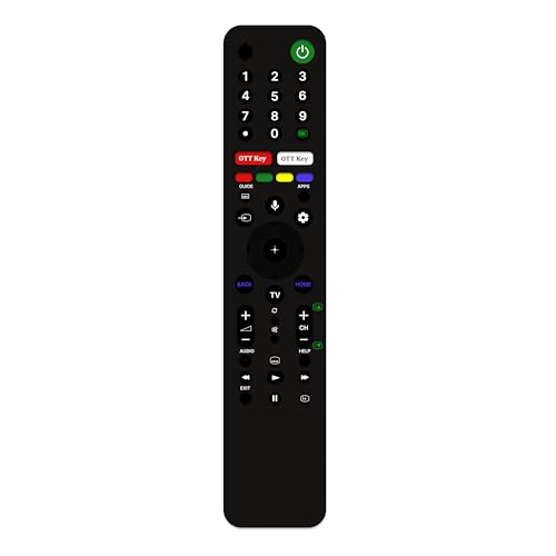 Image of ZIEVA Compatible with Sony bravia Smart Tv Remote Control - with Voice - with Hot Keys G0ogle Play and Netfix - Use for LCD LED OLED QLED UHD 4K Android (Tx 500P)