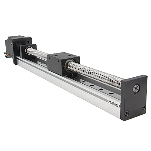 Befenybay Lineartischantrieb mit 300 mm Länge und quadratischen Linearschienen, Kugelumlaufspindel SFU1605 mit NEMA23-Schrittmotor für DIY-CNC-Fräserteile, X-Y-Z-Achse