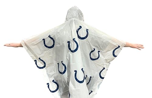 Rico Rainmate Rainwear NFL Indianapolis Colts Rain Poncho, One Size, Team Colors