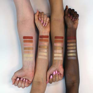 Profusion Cosmetics 21 Shade Eyeshadow Palette - Long-Lasting Cruelty-Free Bright Pigmented Shades Palette Collection & Brush, Siennas #TOP3