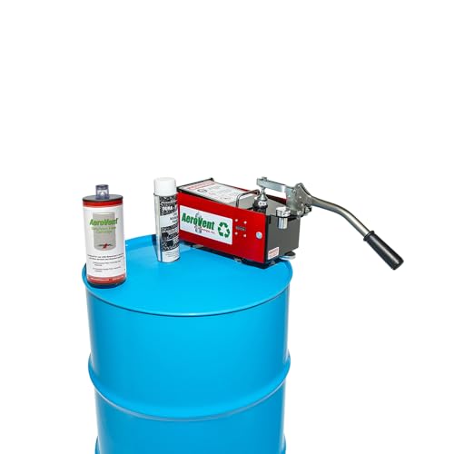 Image of AeroVent 1X Aerosol Can Disposal System with Can Counter (Part #10004700) | Punctures Cans Up to 3 inch Diameter & 9.75 inch Length | Safe2Vent Filter | Heavy-Duty Steel | Compliant in 50 States | Made in USA