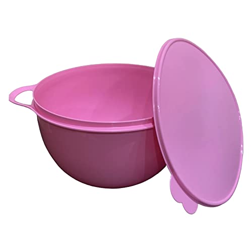 Tazón plástico 10L color rosa con sello hermético miniatura 5