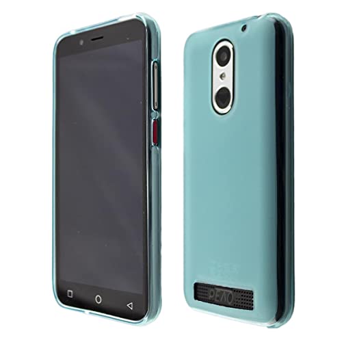 caseroxx Coque de protection en TPU pour PEAQ PSP 400 Bleu clair