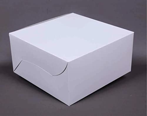 Cardboard K K Industrial: White Cake Box 1Kg (10X10X5) White (Pack Of 50 Boxes)