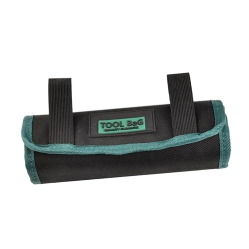 Generic Bolsa organizadora de brocas em tecido Oxford, bolsa enrolável, resistente ao desgaste, para ferramentas portáteis, estojo para brocas para