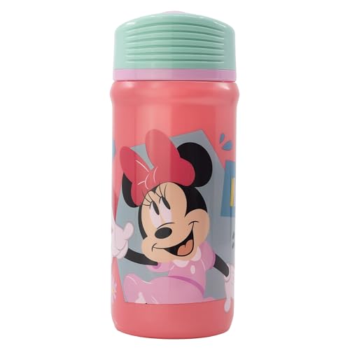 Gluman Squeezy Kids’ Cartoon School Water Bottle, 390 ml BPA Free, Leakproof (Disney Minnie) Gluman Squeezy Kids’ Cartoon School Water Bottle, 390 ml BPA Free, Leakproof (Disney Minnie)