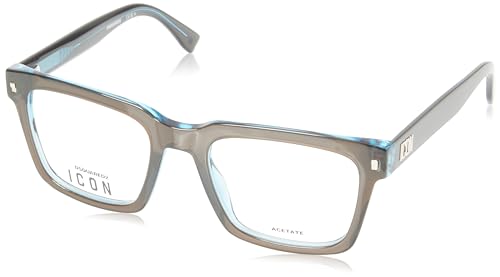 Lunettes DSQUARED2 ICON 0013 marron bleu avec verres de 52 mm pour un style affirmé