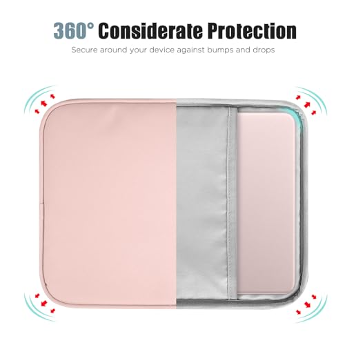 Image of TiMOVO 13 Inch Laptop Sleeve for MacBook Neo, Pink | Padded Carrying Case with Pocket for 2026 MacBook Neo Model A3404 with A18 Pro Chip, Water Resistant