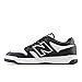 New Balance Mens Unisex-adult Bb480 V1 Court Sneaker, White/Black, 14.5 Wide Women/13 Men US