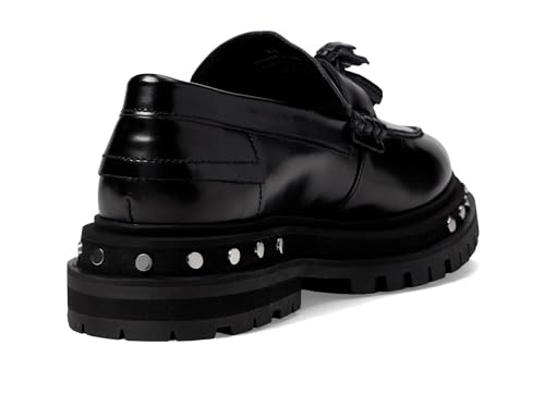 Image of Free People Teagan Tassel Loafers for Women - Sleek Leather Upper - Lugged Platform Sole - Synthetic Outsole