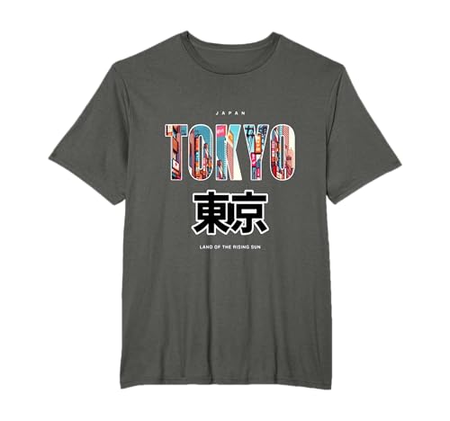 Manga Tokyo Anime japonés Merch Kawaii para hombres, mujeres y niños Camiseta