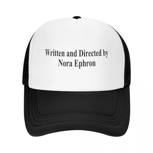 Photo de Chapeau de Soleil par Nora Ephron Casquette de Baseball Anniversaire Casquette de Sport Mignonne Casquettes de Golf Femmes Coton Pur pour...