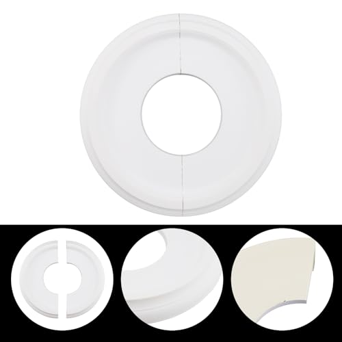 Image of Woogim 2PCS White Split Ceiling Medallion 9.84 inch Diameter