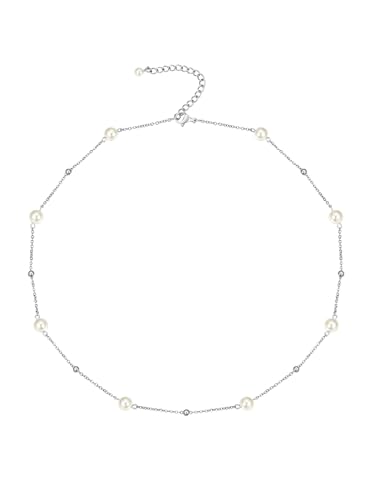 [FindChic] p[lbNX fB[X 6mm lH^ AM[Ή ̓ v[g l Vv  ANZT[ 40cmiVo[ `F[j