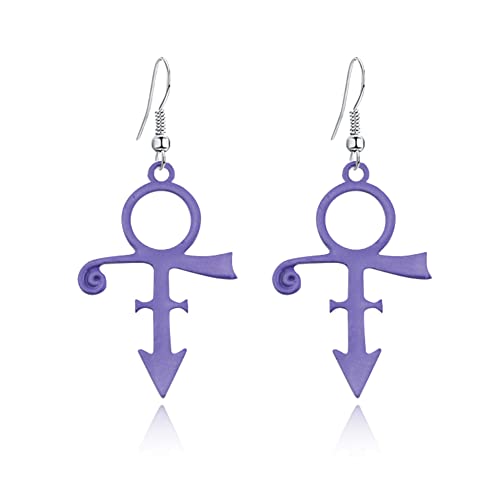 ANXIN STORE Punk stylish personalized cartoon music note earrings gothic jewelry music symbols rock band symbol earrings