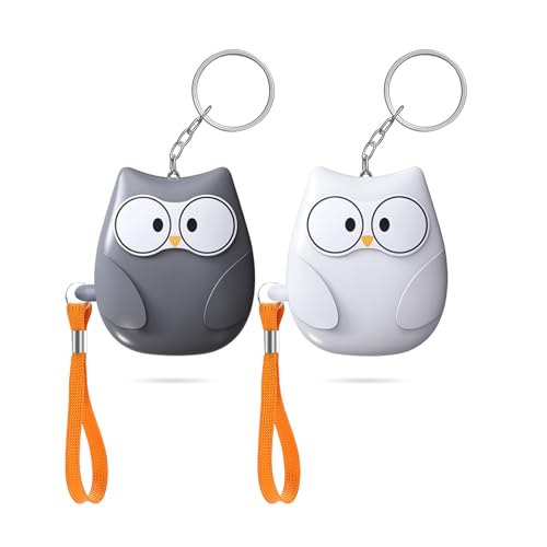 Qoosea Lot de 2 alarmes de Poche personnelles avec 130 DB -...