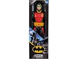Age : 4 ans et plus cavernedesjouets Figurine Robin Costume Rouge et Noir 30 cm - DC - Super Heros - Jouet Garcon - Nouveaute