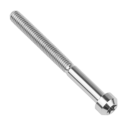 Image of Titanium Torx Square Head M6 x 10 15 20 25 30 35 40 45 50 60 65 70 80mm Screw Pack of 5 (Normal Titanium, M6x65mm)