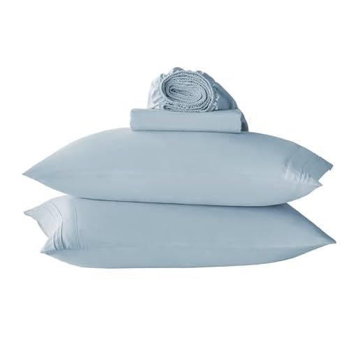 The 15 Best Hotel-Style Sheets for a 5-Star Experience: Our Expert Picks Yibeizi Baby Blue Queen Sheet Sets-Luxury Hotel Style-Extra Deep Pocket Fitted Bed Sheet Set-Microfiber Bedding Sheets & Pillowcases-Soft Cooling Bedsheet 4 Piece