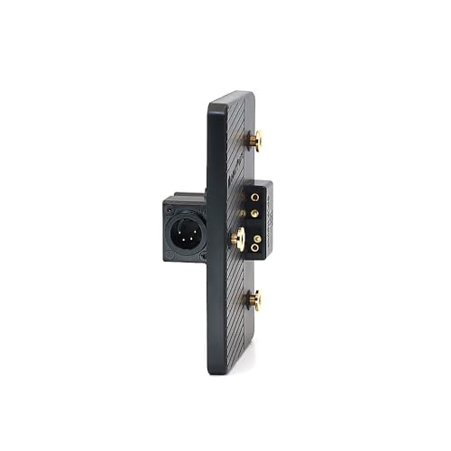 Placa Gold Mount a XLR 4 pines Alvin's Creativity para cámaras de cine y Steadicam