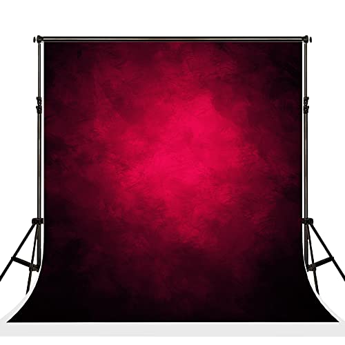 Kate Studio Photography Backdrop Black-red Gradient Retro Portrait Backdrop Halloween Party Atmosphere Photocall for Wedding 1.5x2.2m/5x7ft Soft Microfiber Baby Photo Background Props - Image 2