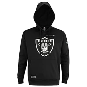 New Era NFL Football Men’s Sections Pullover Hoodie, Las Vegas Raiders, Large