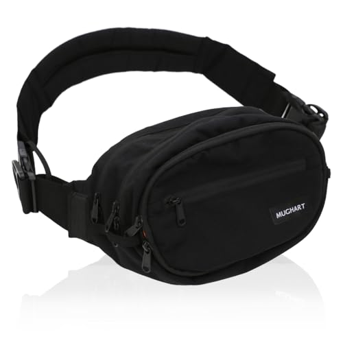 [Mughart] 【ひよこクラブ掲載】 ショルダーバッグ ヒップシート 【たっぷり収納スペースｘママパパ兼用】 耐荷重20kg 抱っこ紐 バッグ 斜め掛け マグハート ラクだっこバッグ (ブラック)