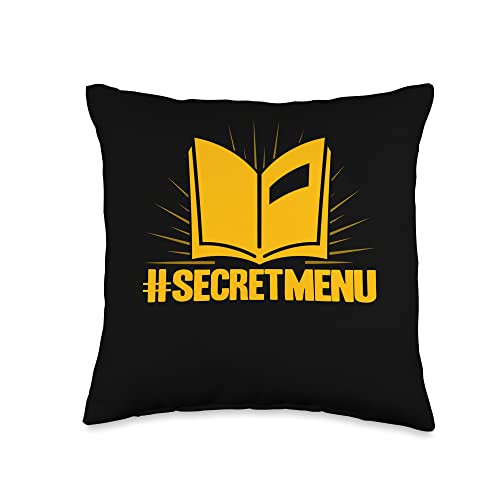 Secret Menu Fast Food Throw Pillow