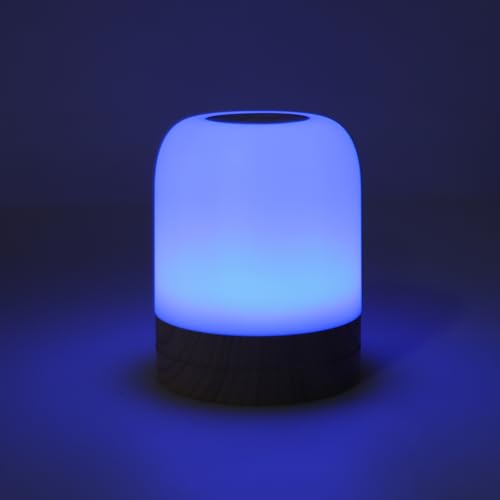 Lámpara de noche recargable con control táctil y luz cálida miniatura 7