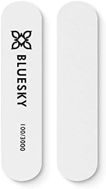 Bluesky Gel Nail Kit 24 W UV LED Lamp, Top and Base Coat, 9 Gel Nail Polishes, Red, Pink, Purple, Black, Silver, Glitter, Cleanser, Acetone Remover, Wipes, Wraps, Cuticle Oil, Pusher
