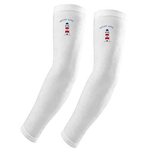 Guante con protección solar UV diseño océano amor y vela 1