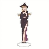 TEidea Parent-Child Situation of The Bumpy Witch Anime Stand Figure, Alyssa Acrílico Personajes Estatua Modelo Escritorio Ornamento Pantalla Juguetes Regalo 15cm,B