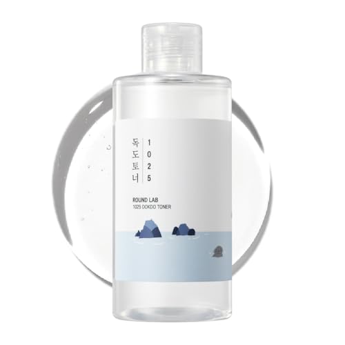 round lab dokdo toner using deep sea water and with gentle exfoliation