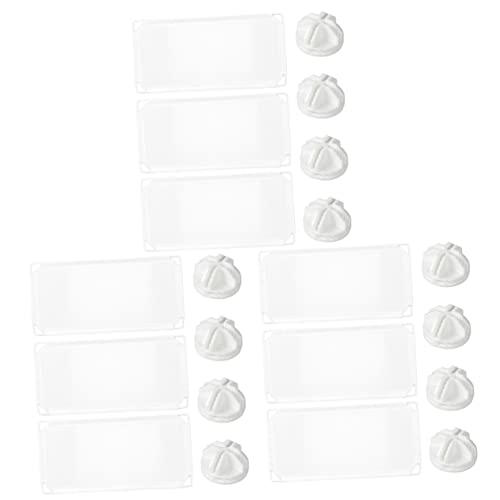Angoily 3 Conjuntos De Placas De Proteção De Tela De Mesa De Restaurante De Escola Independente Divi