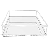 Eisenmaterial: Dieses elegante kosmetische Organizer-Ornament besteht aus Eisenmaterial, wodurch es leicht und langlebig ist.