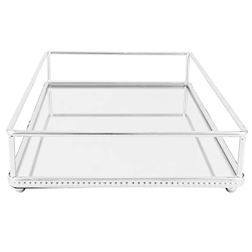 Plateau De Rangement En Fer Forgé Bijoux PréSentoir Conteneur Argent CosméTique Organisateur Ornement Mariage Banquet Table DéCoration PièGe