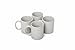 Price comparison product image Haden 4PC Stoneware Mug Set  White 12oz Mugs Set, Microwave Safe and Dishwasher Safe, Durable Stoneware Mugs, Perfect for Tea, Coffee, and Hot Beverages  Elegant White Mug Set of 4 for Kitchen