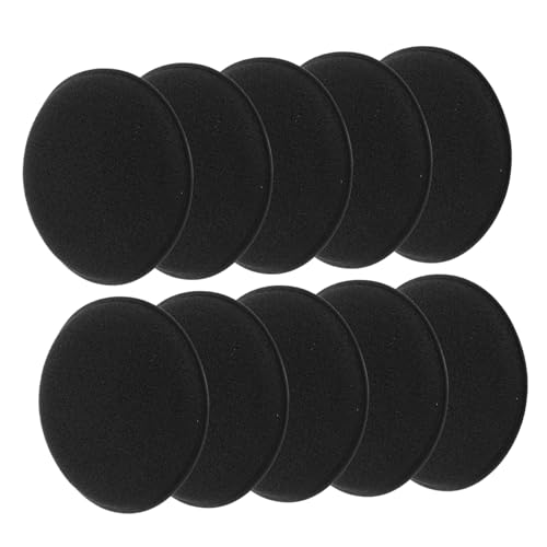 BESTYASH 10 Piezas Esponjas Aplicadoras de Cera para Coche Negras Duradera para Aplicación Rápida y Uniforme Accesorio Manual para Pulido y Mantenimiento Sencillo de Vehículos