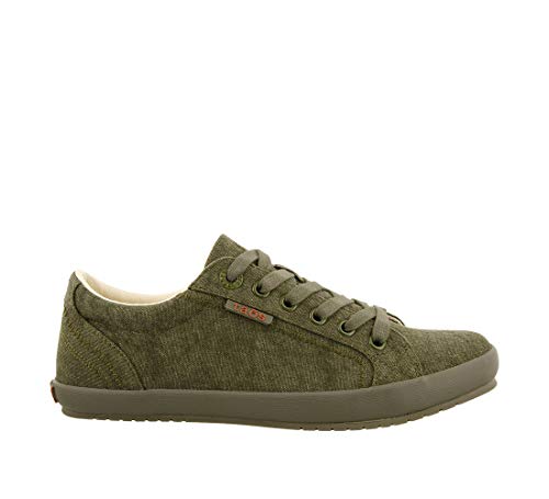 Image of Taos Star Women's Sneaker - Iconic Style with Canvas Design for Everyday Adventures - Custom Fit Lacing and Premium Removable Footbed with Arch Support for All Day Comfort