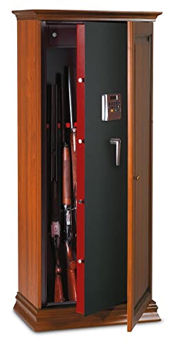 Armoire forte pour fusils à combinaison électronique en acier monobloc pour 10 fusils