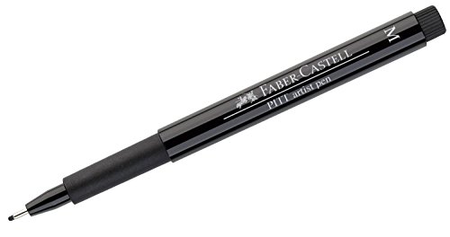 Image of Faber-Castell Pitt Artist Color Pen Set - Pack of 10, M (Black)