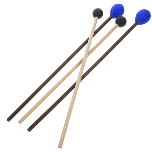 BESTonZON Marimba Schlägel Set, Blau/Schwarz