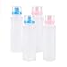 ThreeH Plastic Squeeze Condiment Bottle Set de 4 Pack 12 oz pour Sauce BBQ Juice Oil Salad Dressing 4 Pack