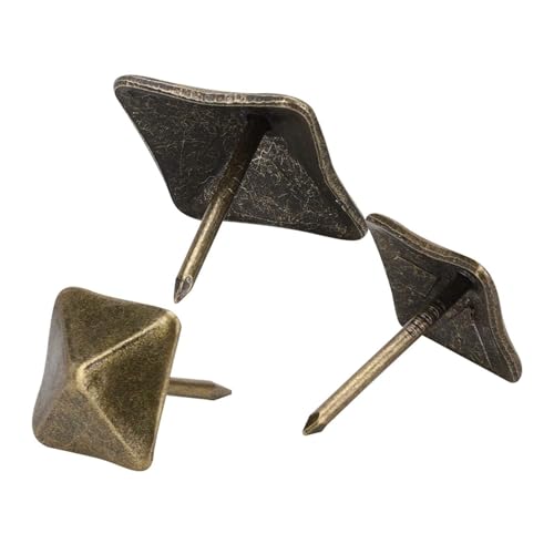 50 Uds Clavos Decorativos Cuadrados De Tapicería, Tachuelas Para Tapicería, Para Sofás Clavos Decorativos Clavos Decorativos Para Muebles Para Muebles Y Cajas Antiguas 12x18mm