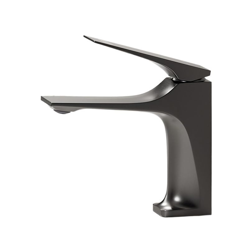 Robinet de lavabo pour comptoir de salle de bains moderne avec réglage chaud et froid