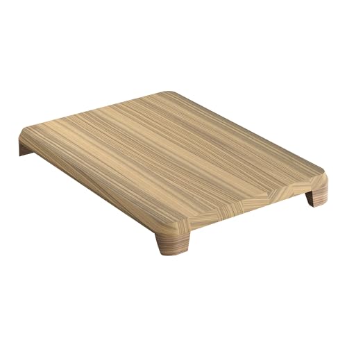 Tabla de Cortar Inteos Bridge BLANCO de madera Ash Wood rectangular 17.91" x 13.15" x 2" con patas antideslizantes miniatura 1