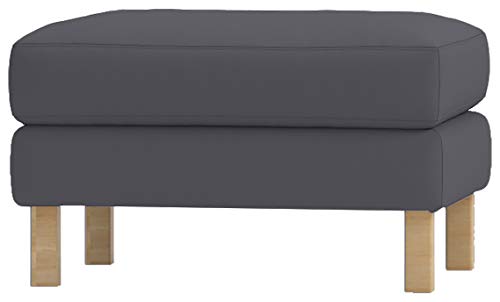 The Heavy Cotton Karlstad Footstool Cover Replacement Is Custom Made For Ikea Karlstad Ottoman, A Sofa Ottoman Slipcover Replacement (Dark Gray) #TOP4