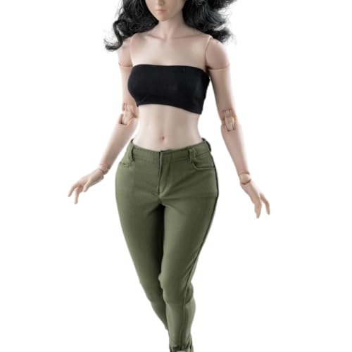 Consejos para Comprar Ropa de Escalada para Mujer - solo los mejores. 50 Ropa femenina a escala 1/6, pantalones elásticos para mujer PH TBL JO Worldbox figura de acción (verde)