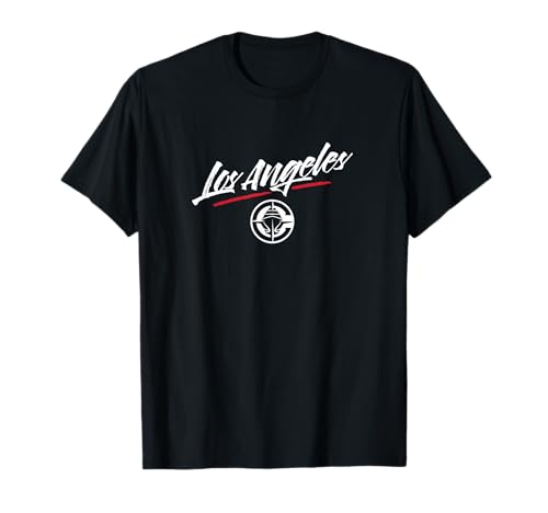 NBA - Los Angeles Clippers Marker Script Logo Black T-Shirt